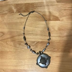 Silver & Brass Necklace